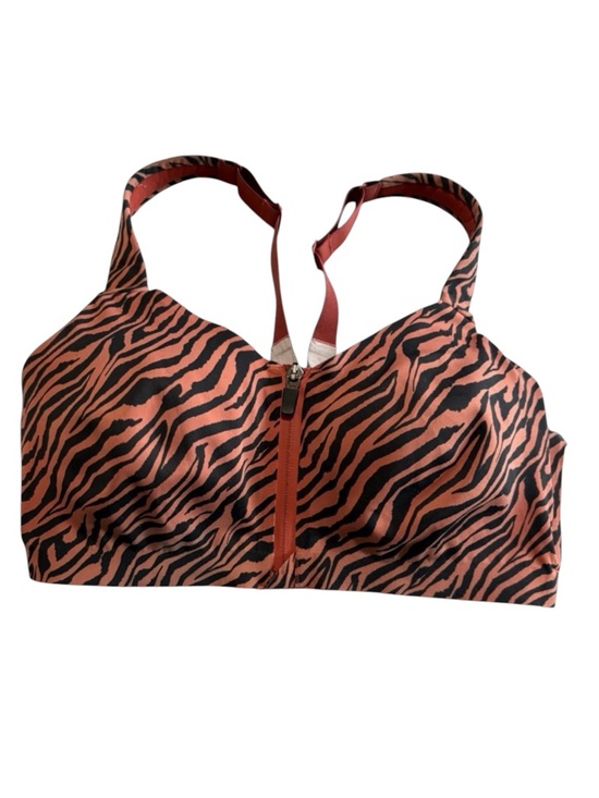 Victoria's Secret Other - VICTORIA’s SECRET Zebra Print Sports Bra in Orange /Black Size 34DD — WILD!!!